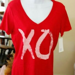 Red XO Salt Lake Clothing Co Short Sleeve tee